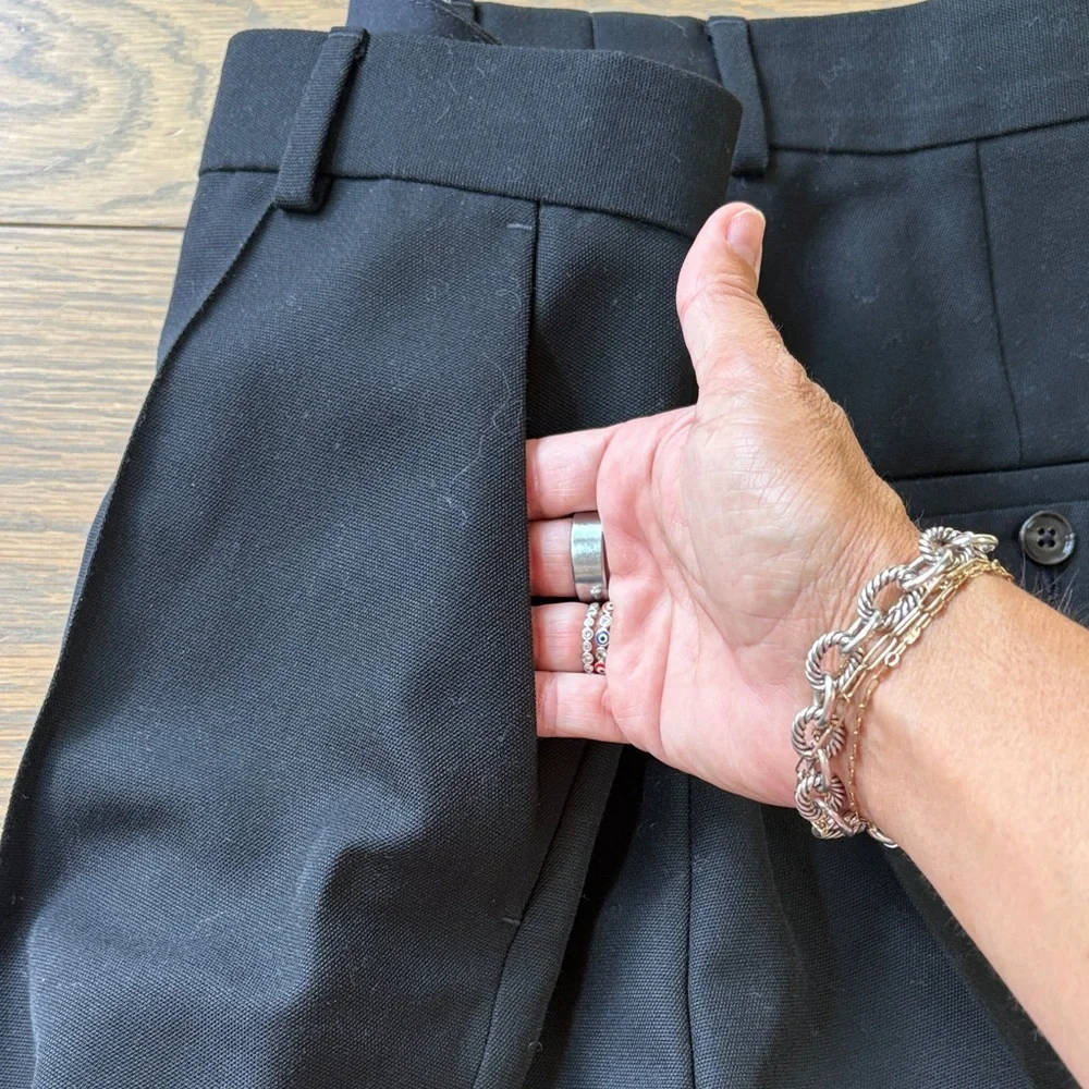 TOTEME Mid-Waist Straight Trousers - Picture 7 of 7